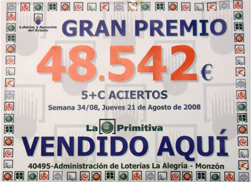 Lotería La Alegría - GRAN PREMIO 4